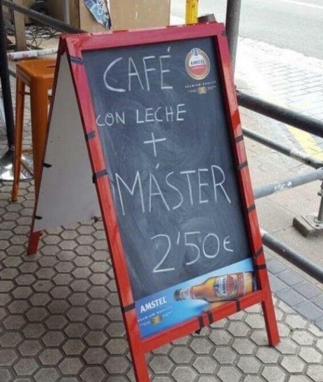 café más master